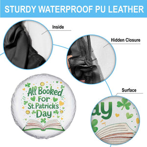 All Booked For St Patricks Day Spare Tire Cover Irish Bookworm Gift TS12 Print Your Wear