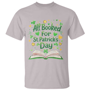 All Booked For St Patricks Day T Shirt Irish Bookworm Gift TS12 Ice Gray Print Your Wear