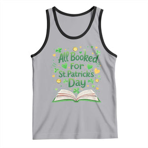 All Booked For St Patricks Day Tank Top Irish Bookworm Gift TS12 Athletic Heather Black Print Your Wear