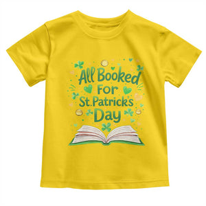 All Booked For St Patricks Day Toddler T Shirt Irish Bookworm Gift TS12 Daisy Print Your Wear