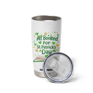 All Booked For St Patricks Day Tumbler Cup Irish Bookworm Gift TS12 Print Your Wear