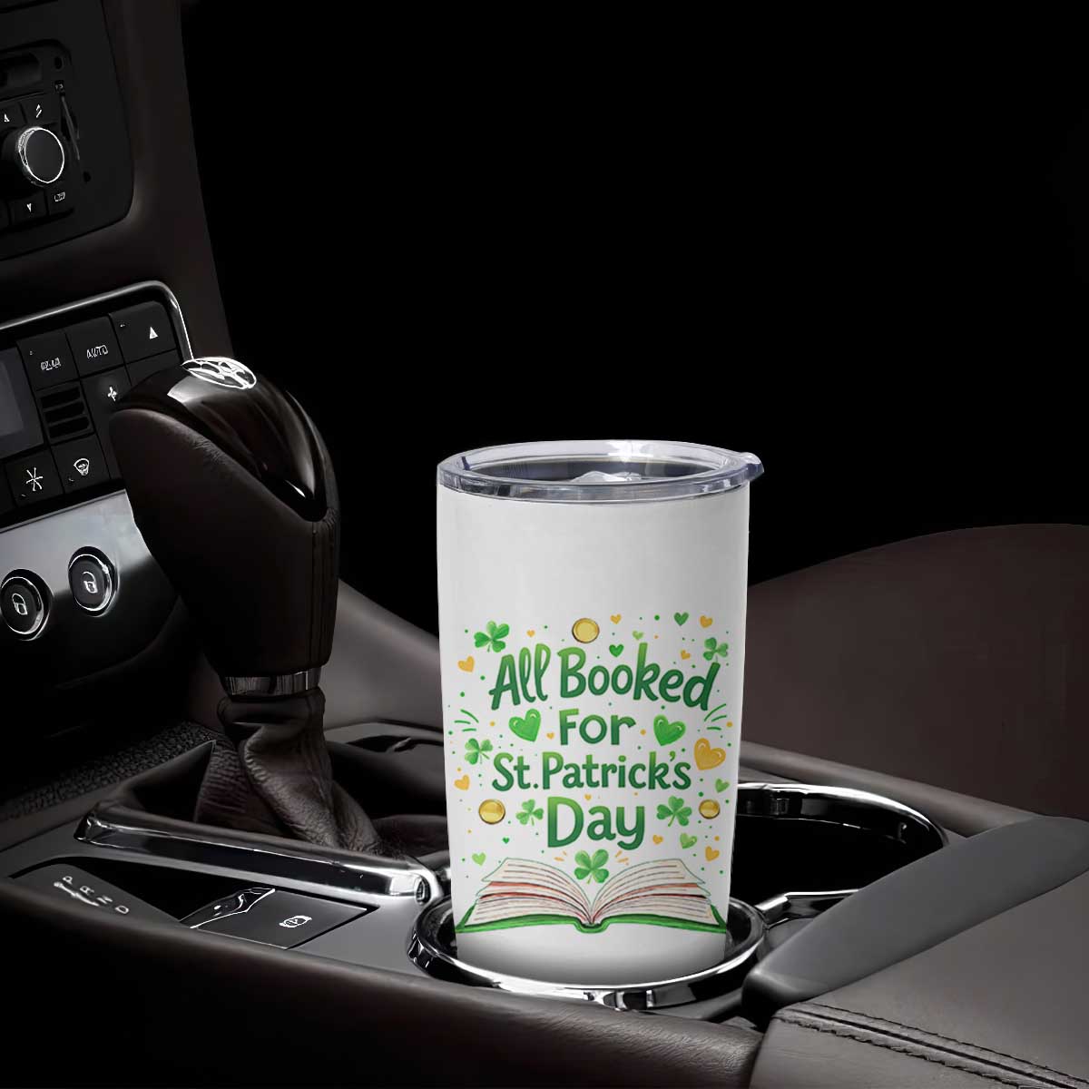 All Booked For St Patricks Day Tumbler Cup Irish Bookworm Gift TS12 Print Your Wear