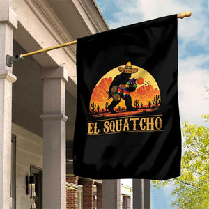 Funny El Squatcho Cinco De Mayo Fiesta Gift Garden Flag TS12 Print Your Wear