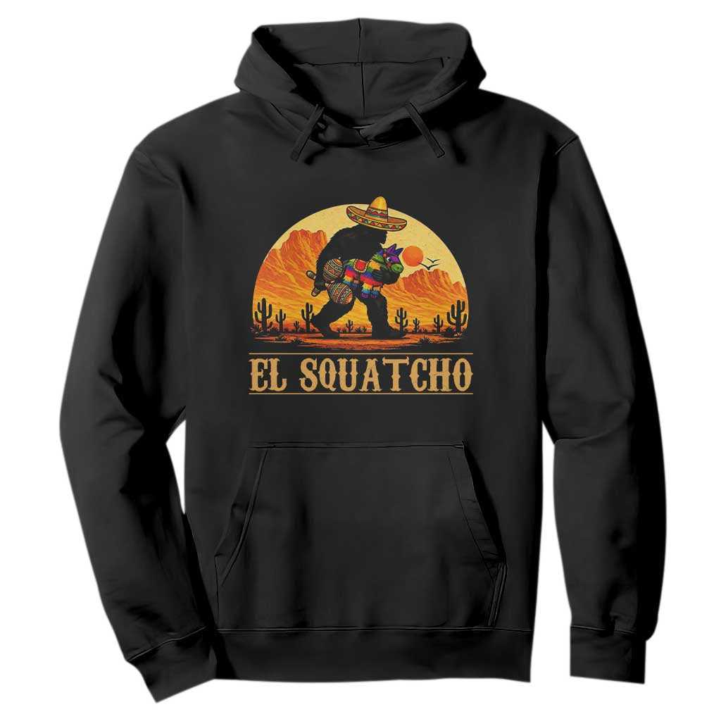 Funny El Squatcho Cinco De Mayo Fiesta Gift Hoodie TS12 Black Print Your Wear