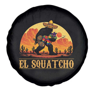 Funny El Squatcho Cinco De Mayo Fiesta Gift Spare Tire Cover TS12 Print Your Wear