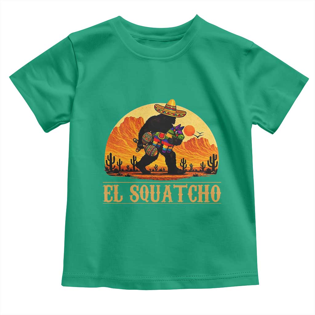 Funny El Squatcho Cinco De Mayo Fiesta Gift Toddler T Shirt TS12 Irish Green Print Your Wear