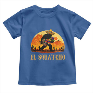 Funny El Squatcho Cinco De Mayo Fiesta Gift Toddler T Shirt TS12 Royal Blue Print Your Wear