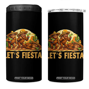 Funny Drunk Bigfoot Cinco De Mayo 4 in 1 Can Cooler Tumbler Lets Fiesta Party Gift TS12 One Size: 16 oz Black Print Your Wear