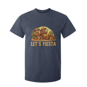 Funny Drunk Bigfoot Cinco De Mayo T Shirt For Kid Lets Fiesta Party Gift TS12 Navy Print Your Wear