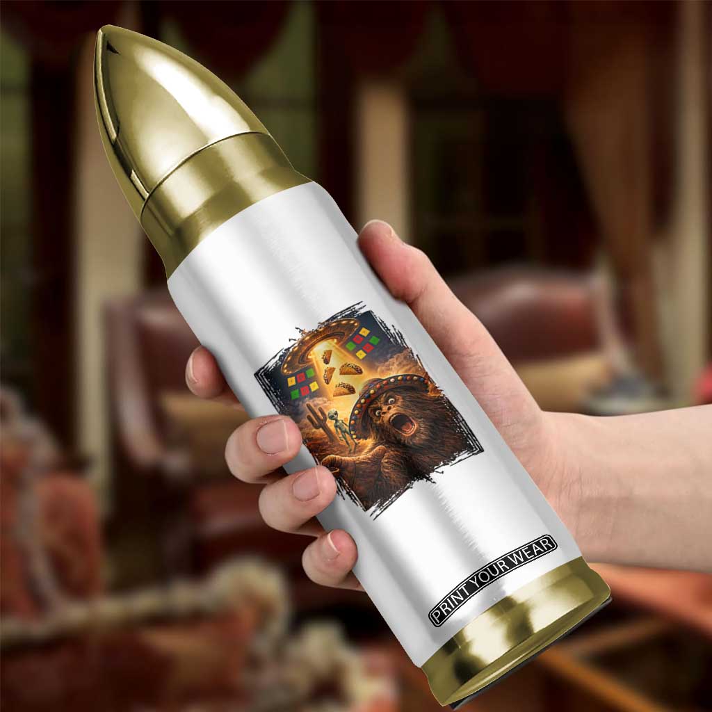 Funny Bigfoot Alien Selfie Bullet Tumbler Cinco De Mayo Party Gift TS12 Print Your Wear
