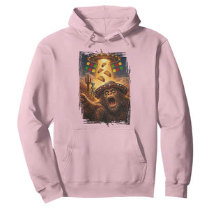 Funny Bigfoot Alien Selfie Hoodie Cinco De Mayo Party Gift TS12 Light Pink Print Your Wear