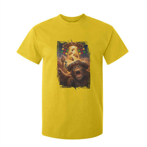 Funny Bigfoot Alien Selfie T Shirt For Kid Cinco De Mayo Party Gift TS12 Daisy Print Your Wear