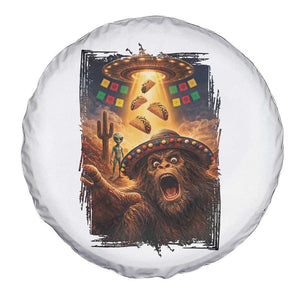 Funny Bigfoot Alien Selfie Spare Tire Cover Cinco De Mayo Party Gift TS12 Print Your Wear