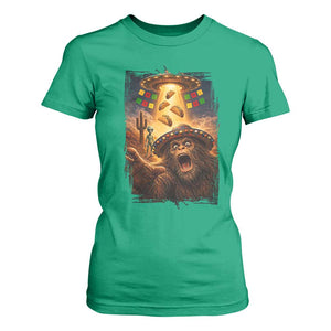Funny Bigfoot Alien Selfie T Shirt For Women Cinco De Mayo Party Gift TS12 Irish Green Print Your Wear
