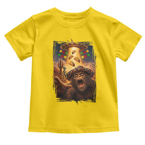 Funny Bigfoot Alien Selfie Toddler T Shirt Cinco De Mayo Party Gift TS12 Daisy Print Your Wear