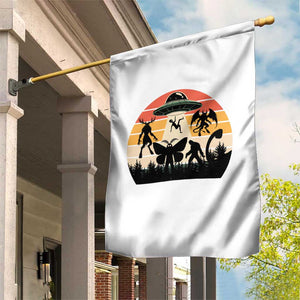 Retro Sunset Cryptid Squad Garden Flag Cryptid Lover Gift TS12 Print Your Wear