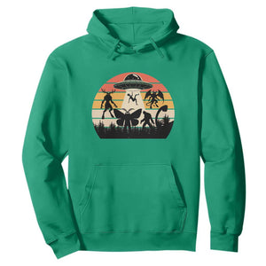 Retro Sunset Cryptid Squad Hoodie Cryptid Lover Gift TS12 Irish Green Print Your Wear