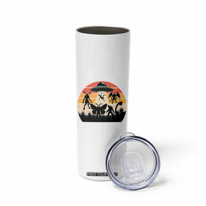 Retro Sunset Cryptid Squad Skinny Tumbler Cryptid Lover Gift TS12 Print Your Wear