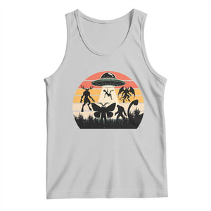 Retro Sunset Cryptid Squad Tank Top Cryptid Lover Gift TS12 Ash Print Your Wear