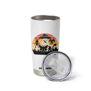 Retro Sunset Cryptid Squad Tumbler Cup Cryptid Lover Gift TS12 Print Your Wear