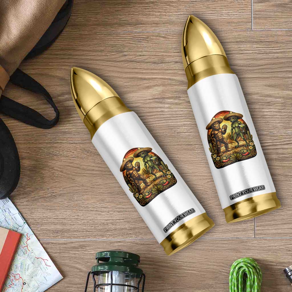 Funny Bigfoot Chupacabra Cinco De Mayo Bullet Tumbler Cryptid Lover Gift TS12 Print Your Wear