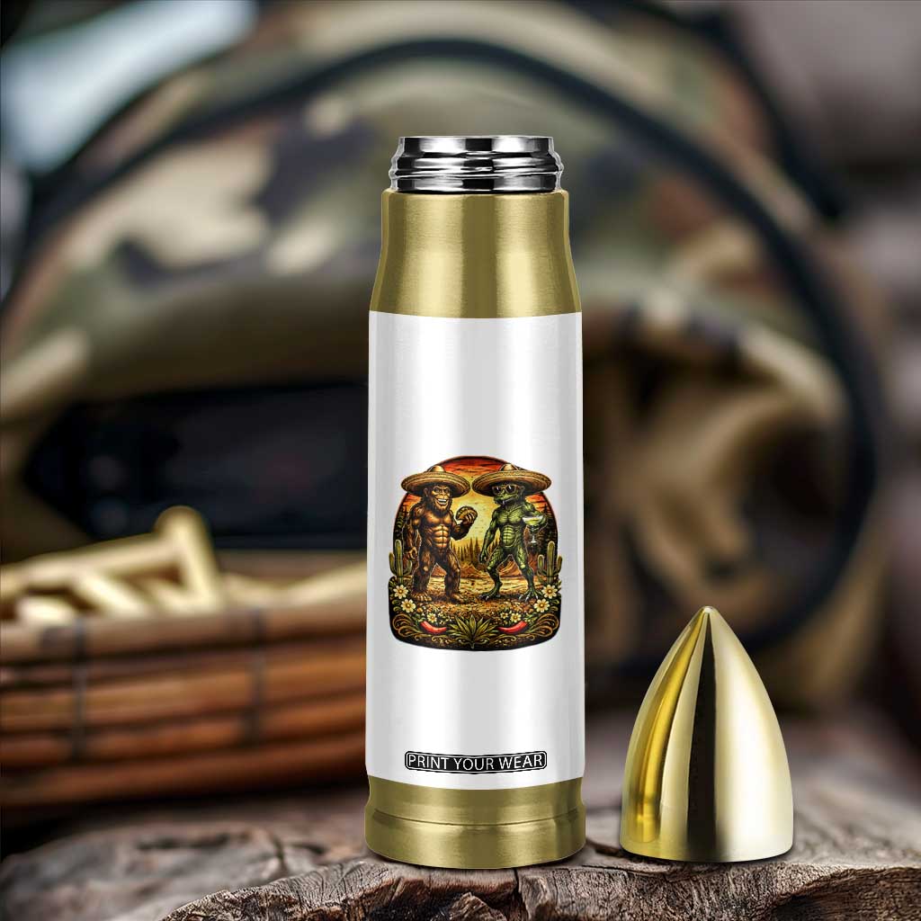 Funny Bigfoot Chupacabra Cinco De Mayo Bullet Tumbler Cryptid Lover Gift TS12 Print Your Wear