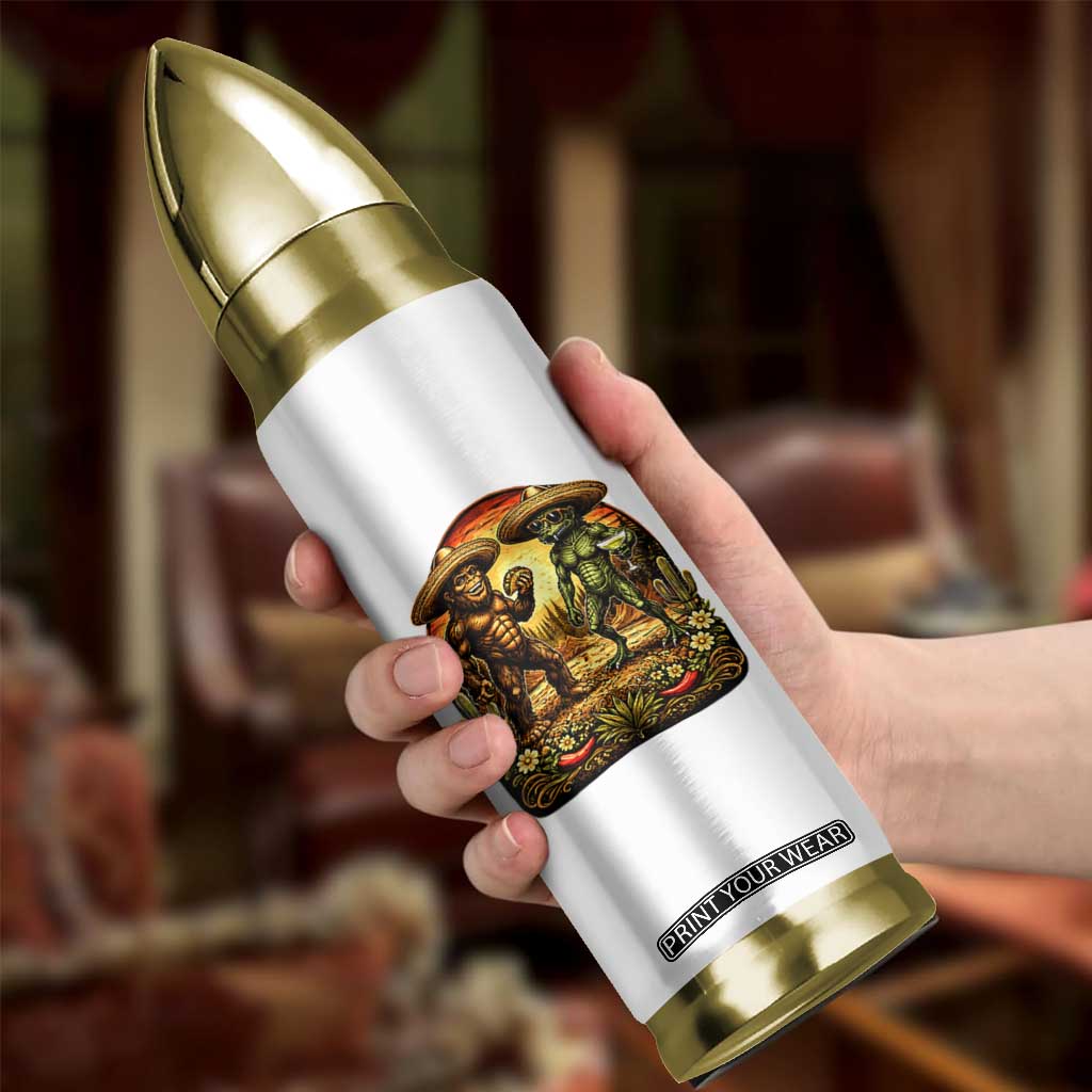Funny Bigfoot Chupacabra Cinco De Mayo Bullet Tumbler Cryptid Lover Gift TS12 Print Your Wear