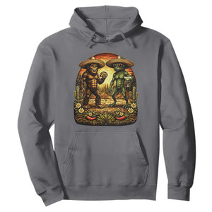 Funny Bigfoot Chupacabra Cinco De Mayo Hoodie Cryptid Lover Gift TS12 Charcoal Print Your Wear