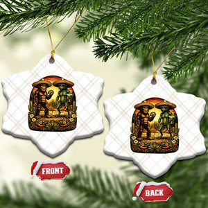 Funny Bigfoot Chupacabra Cinco De Mayo Ceramic Ornament Cryptid Lover Gift TS12 Print Your Wear
