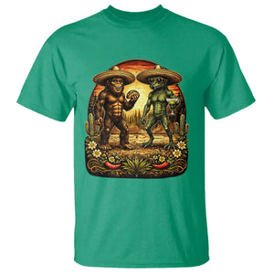 Funny Bigfoot Chupacabra Cinco De Mayo T Shirt Cryptid Lover Gift TS12 Irish Green Print Your Wear