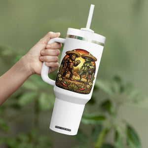 Funny Bigfoot Chupacabra Cinco De Mayo Tumbler With Handle Cryptid Lover Gift TS12 Print Your Wear