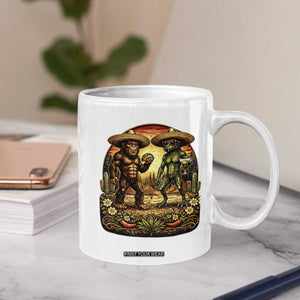 Funny Bigfoot Chupacabra Cinco De Mayo Coffee Mug Cryptid Lover Gift TS12 Print Your Wear