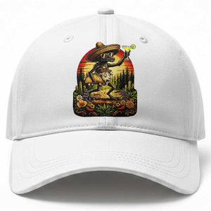 Funny Chupacabra Goat Taco Lover Baseball Cap Cinco De Mayo Party Gift TS12 Print Your Wear