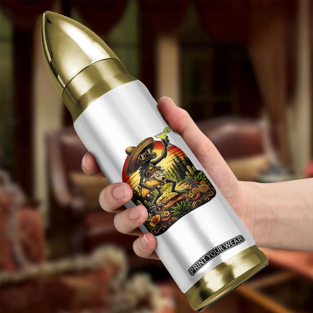 Funny Chupacabra Goat Taco Lover Bullet Tumbler Cinco De Mayo Party Gift TS12 Print Your Wear