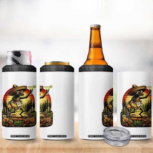 Funny Chupacabra Goat Taco Lover 4 in 1 Can Cooler Tumbler Cinco De Mayo Party Gift TS12 Print Your Wear