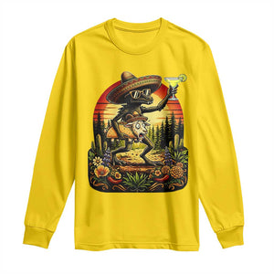 Funny Chupacabra Goat Taco Lover Long Sleeve Shirt Cinco De Mayo Party Gift TS12 Daisy Print Your Wear