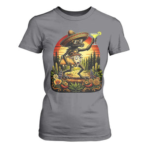 Funny Chupacabra Goat Taco Lover T Shirt For Women Cinco De Mayo Party Gift TS12 Charcoal Print Your Wear