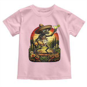 Funny Chupacabra Goat Taco Lover Toddler T Shirt Cinco De Mayo Party Gift TS12 Light Pink Print Your Wear