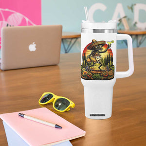 Funny Chupacabra Goat Taco Lover Tumbler With Handle Cinco De Mayo Party Gift TS12 Print Your Wear