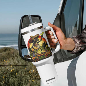 Funny Chupacabra Goat Taco Lover Tumbler With Handle Cinco De Mayo Party Gift TS12 Print Your Wear