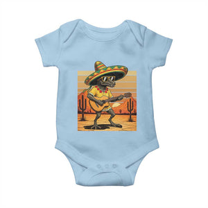 Funny Cinco De Mayo Chupacabra Baby Onesie Guitar Fiesta Gift TS12 Light Blue Print Your Wear