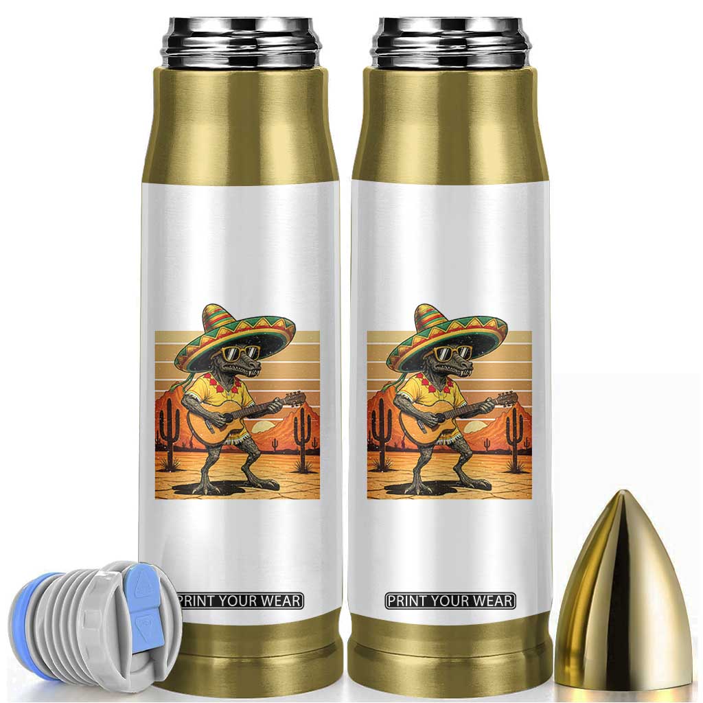 Funny Cinco De Mayo Chupacabra Bullet Tumbler Guitar Fiesta Gift TS12 White Print Your Wear