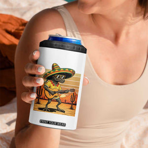 Funny Cinco De Mayo Chupacabra 4 in 1 Can Cooler Tumbler Guitar Fiesta Gift TS12 Print Your Wear
