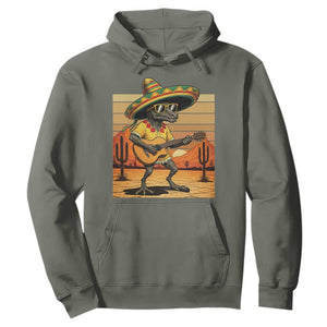Funny Cinco De Mayo Chupacabra Hoodie Guitar Fiesta Gift TS12 Military Green Print Your Wear