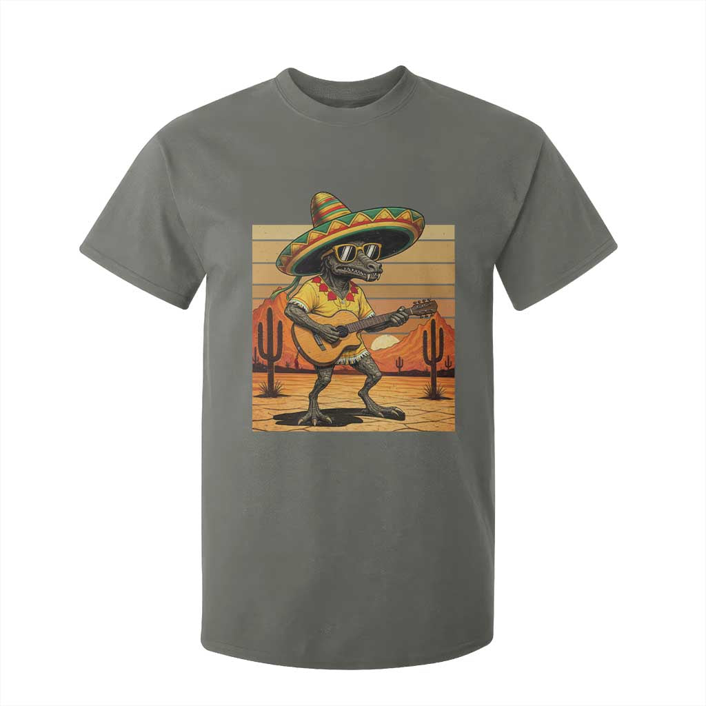 Funny Cinco De Mayo Chupacabra T Shirt For Kid Guitar Fiesta Gift TS12 Military Green Print Your Wear
