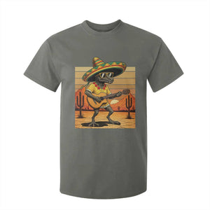 Funny Cinco De Mayo Chupacabra T Shirt For Kid Guitar Fiesta Gift TS12 Military Green Print Your Wear