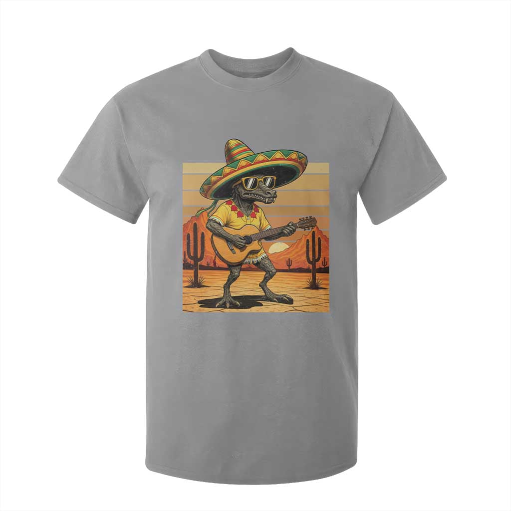 Funny Cinco De Mayo Chupacabra T Shirt For Kid Guitar Fiesta Gift TS12 Sport Gray Print Your Wear