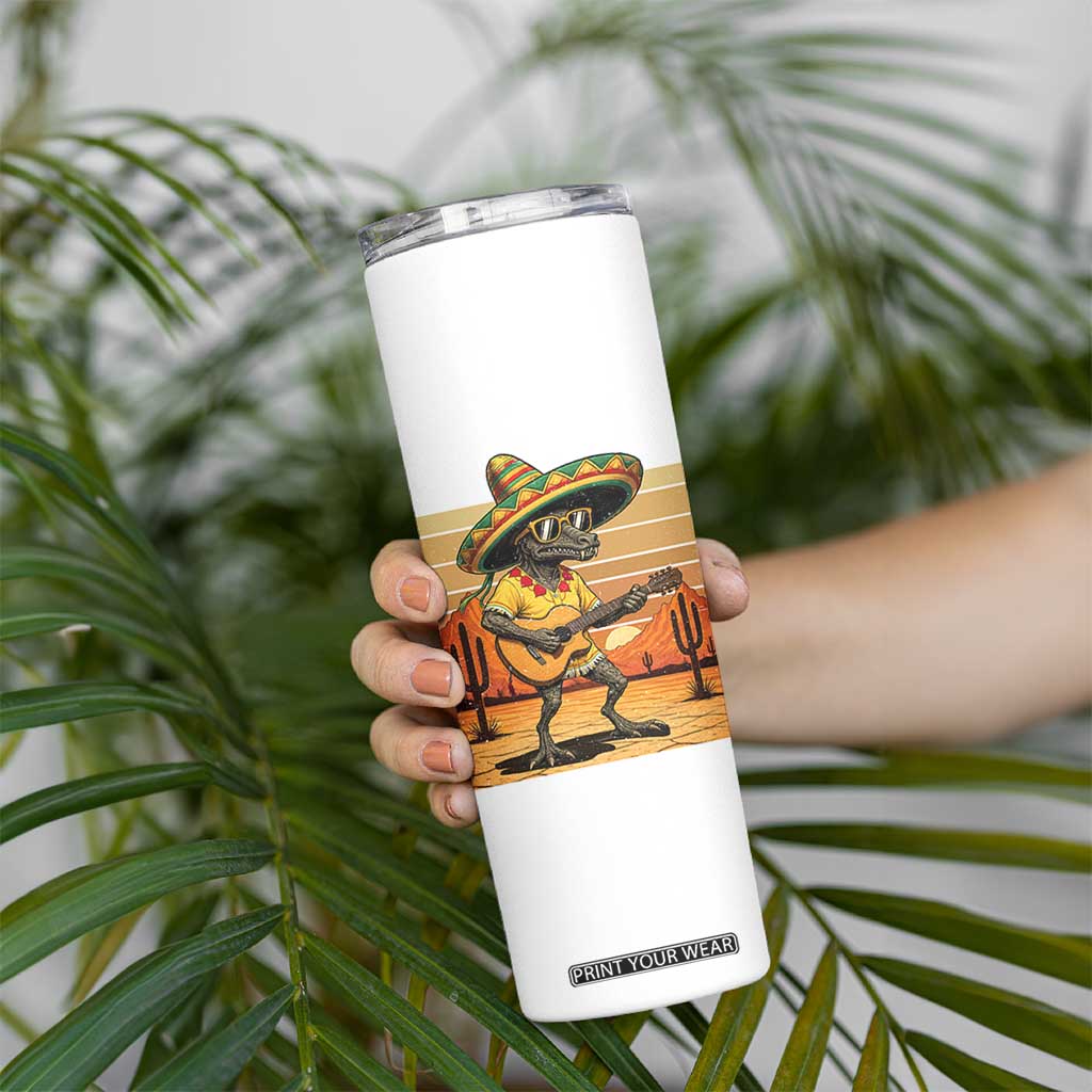 Funny Cinco De Mayo Chupacabra Skinny Tumbler Guitar Fiesta Gift TS12 Print Your Wear