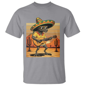 Funny Cinco De Mayo Chupacabra T Shirt Guitar Fiesta Gift TS12 Sport Gray Print Your Wear