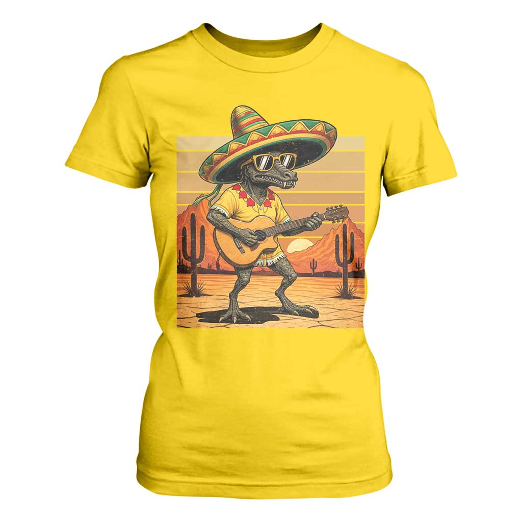Funny Cinco De Mayo Chupacabra T Shirt For Women Guitar Fiesta Gift TS12 Daisy Print Your Wear